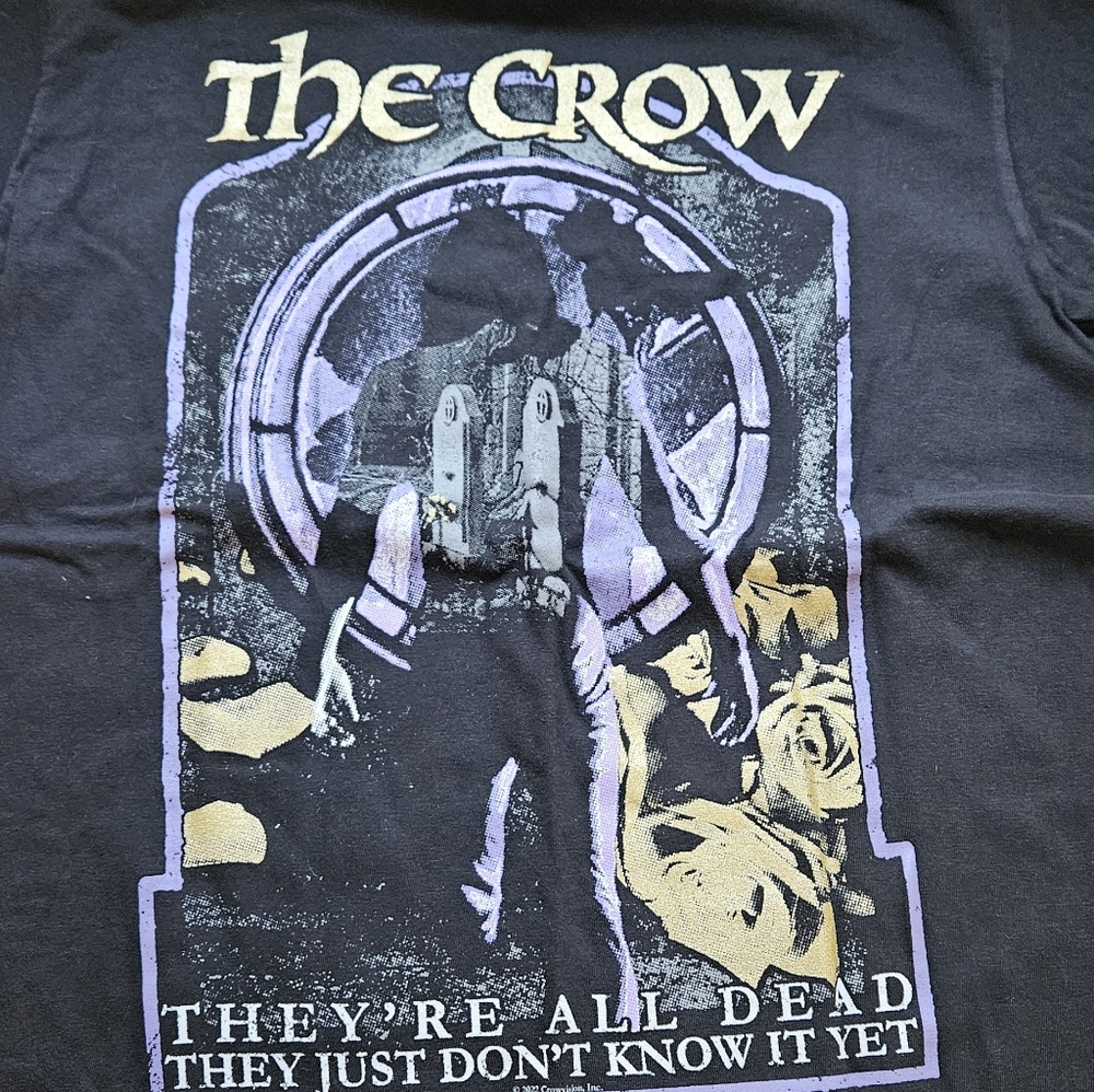 NWOT Unisex the original 1994 The Crow movie graphic t-shirt Comfort Colors Sz S